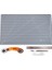 A2 Gri Renk 60X45CM Çift Taraflı Kesim Altlığı Hobi Cutting Mat Set 1
