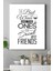 Best Wines Friends Şarap Mutfak Kanvas Tablo 1