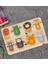 Toys Çocuklar Için 2’li Ahşap Figürlü Eğitici-Öğretici Yapboz Puzzle-6 4