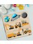Toys Çocuklar Için 2’li Ahşap Figürlü Eğitici-Öğretici Yapboz Puzzle-8 2