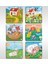 Toys Çocuklar Için Eğitici-Öğretici Ahşap 4 Parça Yapboz Puzzle (6 Adet) - Model 9 1