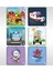 Toys Çocuklar Için Eğitici-Öğretici Ahşap 4 Parça Yapboz Puzzle (6 Adet) - Model 1 1