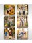 Toys Çocuklar Özel Fotoğraflı Eğitici-Öğretici Ahşap 4 Parça Yapboz Puzzle (6 Adet) 1