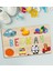 Toys Çocuklara Özel Isimli Büyük Boy Ahşap Eğitici Yapboz Puzzle 50X30CM - Model 10 1