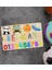 Toys Çocuklara Özel Isimli Büyük Boy Ahşap Eğitici Yapboz Puzzle 50X30CM - Model 12 3