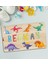 Toys Çocuklara Özel Isimli Büyük Boy Ahşap Eğitici Yapboz Puzzle 50X30CM - Model 9 1