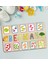 Toys Çocuklara Özel Isimli Büyük Boy Ahşap Eğitici Yapboz Puzzle 50X30CM - Model 3 1