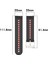 Silikon Nefes Saat Samsung Galaxy Saat Saat 4 Klasik 46 mm Beyaz - Siyah (Yurt Dışından) 2