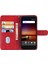 Deri Telefon Kılıfı Zte Tempo x / Vantage Z839 / N9137 Kırmızı (Yurt Dışından) 4