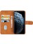 Deri Telefon Kılıfı Için iPhone 11 Pro Max Kahverengi (Yurt Dışından) 4