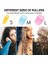 10X Saç Rulo Curling Bukleler Öz Kavrama Saç Silindirler Yapışkan Styling Curlers 20MM 3
