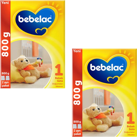 Bebelac 1 Bebek Sütü 0 - 6 Ay 800 gr 2'li