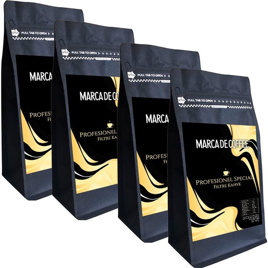 Marca De Coffee Profesionel Special Filtre Kahve 4 x 250 gr