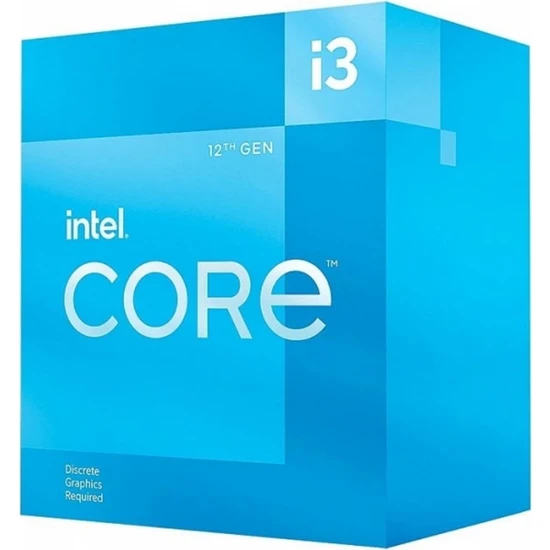 Intel Core i3 12100F 3,3 GHz 12 MB Cache 1700 Pin İşlemci