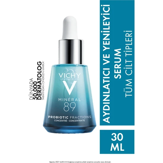 Vichy mineral 89 Probiotic Fractions Aydınlatıcı ve Yenileyici Cilt Serumu 30 ml