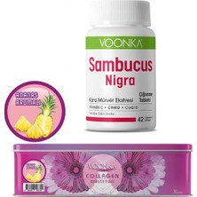 Voonka Hidrolize  Collagen Beauty Plus 30 Saşe+ Sambucus Nigra 42 Çiğneme T.
