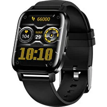 Case 4U C4U K1  Akıllı Saat - IP68 - Siyah - (Android ve iPhone Uyumlu)