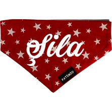 Patimio Isimli Red Stars Tasma Fular Bandana