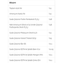 Cifo Flowact P 11-28-11 (15 SO3) + ME-  FOSFOR AĞIRLIKLI NPK GÜBRESİ- %100 Italyan Cifo Gübresi - Ec Fertilizer - 2,5 kg