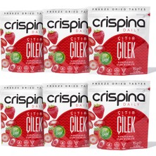 Crispina Çıtır Çilek 15 gr x 6’lı Paket (Freeze Dried)