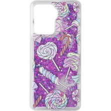 ZORE Oppo Reno 5 Lite Kılıf Zore Marshmelo Akışkan Sim ve Pullu Kılıf No3