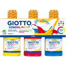 Giotto Tempera Yıkanabilir Boya Seti 3X250ML Ana Renkler (FT542400)