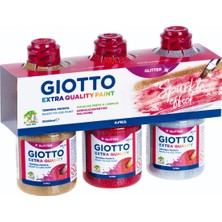 Giotto Tempera Yıkanabilir Boya Seti 3X250ML Simli Renkler (FT542500)