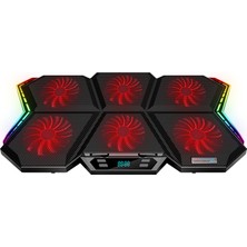 Cool Cold K40 Rgb Laptop Soğutucu 6 Fanlı Soğutma Standı(Yurt Dışından)