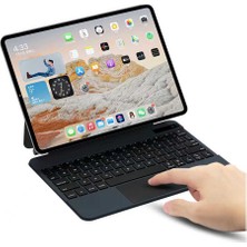 Fogy Apple Ipad Pro 12.9 2021 M1 (5.nesil)Uyumlu Magic Keyboard Klavye Touchpad Kılıf
