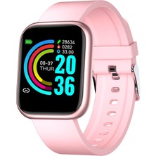 Sharplace Dokunmatik Akıllı Izle Erkekler Kadınlar Için Bluetooth Kalp Hızı Monitörü Fitness White (Yurt Dışından)