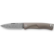 Lionsteel Thrill Damascus Grey Titanium Çakı