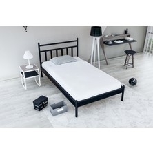 Metalia Gm 230 Lima Tek Kişilik Karyola Siyah 90X190