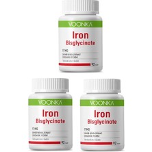 Voonka Demir Bisglisinat 17 Mg 92 Tablet X3