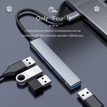 Orico Type-C to 3 Portlu USB 3.0 Çoklayıcı TF Micro SD Kart Okuyucu Hub