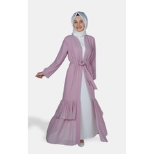 WHITE CORNER Abaya 1847 Pudra