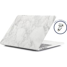 MacBook Pro Kılıf HardCase A1706 A1708 A1989 A2159 A2251 A2289 A2338 ile Uyumlu Kılıf Mermer