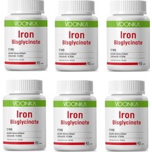 Voonka Demir Bisglisinat 17 Mg 92 Tablet X6