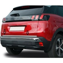 Askrom Peugeot 3008 Krom Bagaj Alt Çıtası 2016 Üzeri