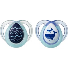 Tommee Tippee Ortodontik Gece Emziği 2'li 0-6 Ay