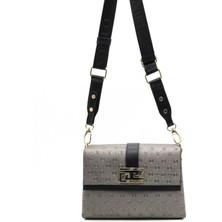 Silver Polo Silver  Polo Kadın Çapraz Çanta Platin - Siyah NV1009