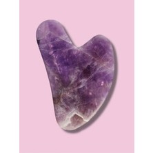 Mega Awm Amethyst Gua Sha Heart