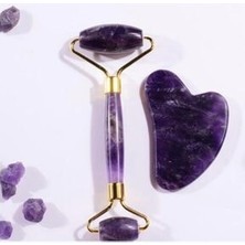 Mega Awm Ametist Taşlı Yüz Masaj Aleti