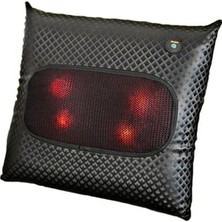 Mega Awm Şarjlı Kablosuz Ev Ofis Araba Rahat Masaj Yastığı Siyah