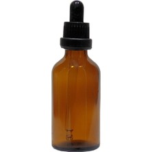 Paradise Amber 50 ml Siyah Sızdırmaz Kapaklı Dropper Damlalık Cam Şişe 3 Adet