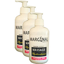 Marginal Massage Natural Gel 250 ml Naturel Masaj Jeli 3'lü