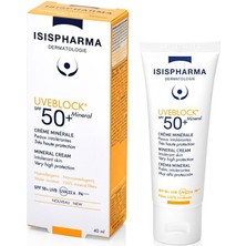 Isıs Pharma Isıspharma Uveblock SPF50+ Mineral Cream 40 ml