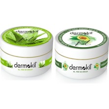 Dermokil El ve Yüz Bakım Kremi Aloevera 300ML-AVOKADO 300ML 2'li Set