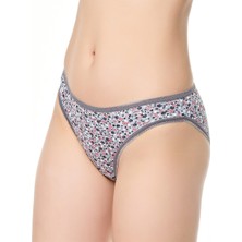Tutku 0813 Çağla 6'lı Paket Desenli Elastan Bayan Bikini Külot