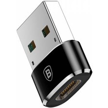 Baseus USB 2.0 To Type C Dönüştürücü Typce Girişi USB Dönüştürücü Hızlı Veri Transferi