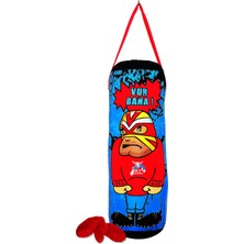 Ky Çocuk Boks Torbası 50X18CM +Eldiven Hediye Bağlı Model